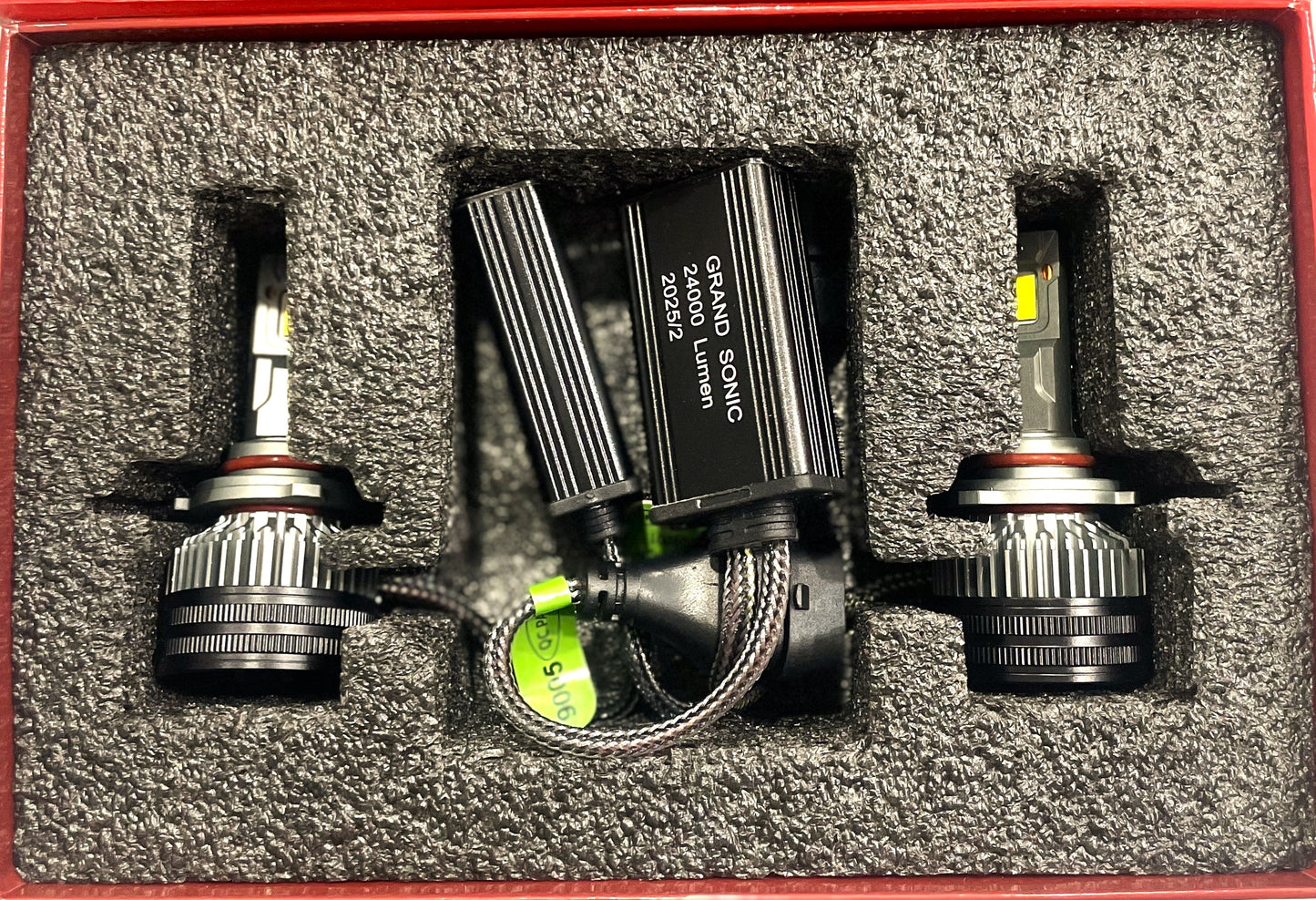 Grand Sonic 240W LED Headlight Bulb – Super Bright Car Light | 24-Month Warranty | Plug & Play | Universal Fit