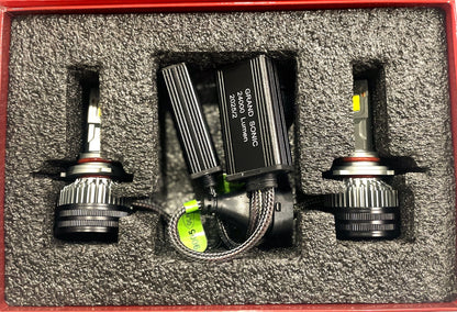 Grand Sonic 240W LED Headlight Bulb – Super Bright Car Light | 24-Month Warranty | Plug & Play | Universal Fit